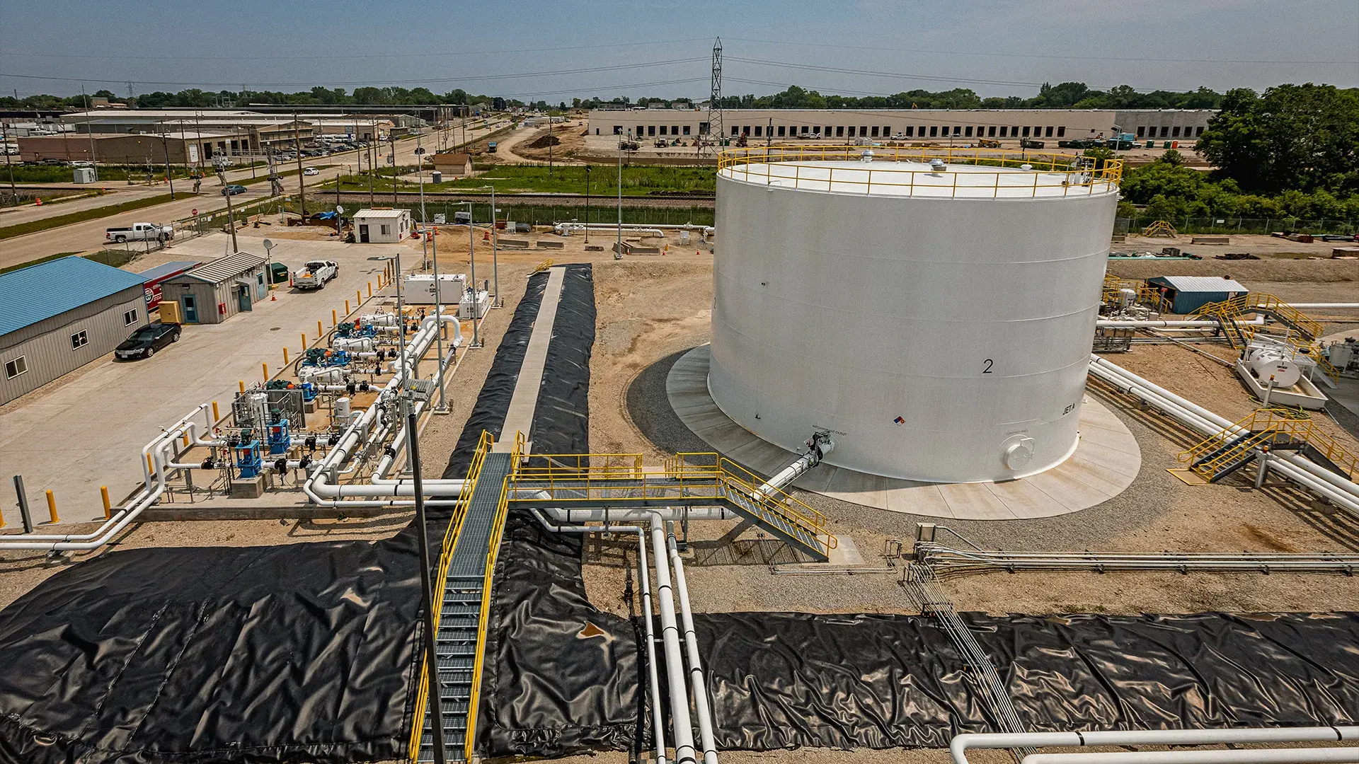 aviation fueling construction site